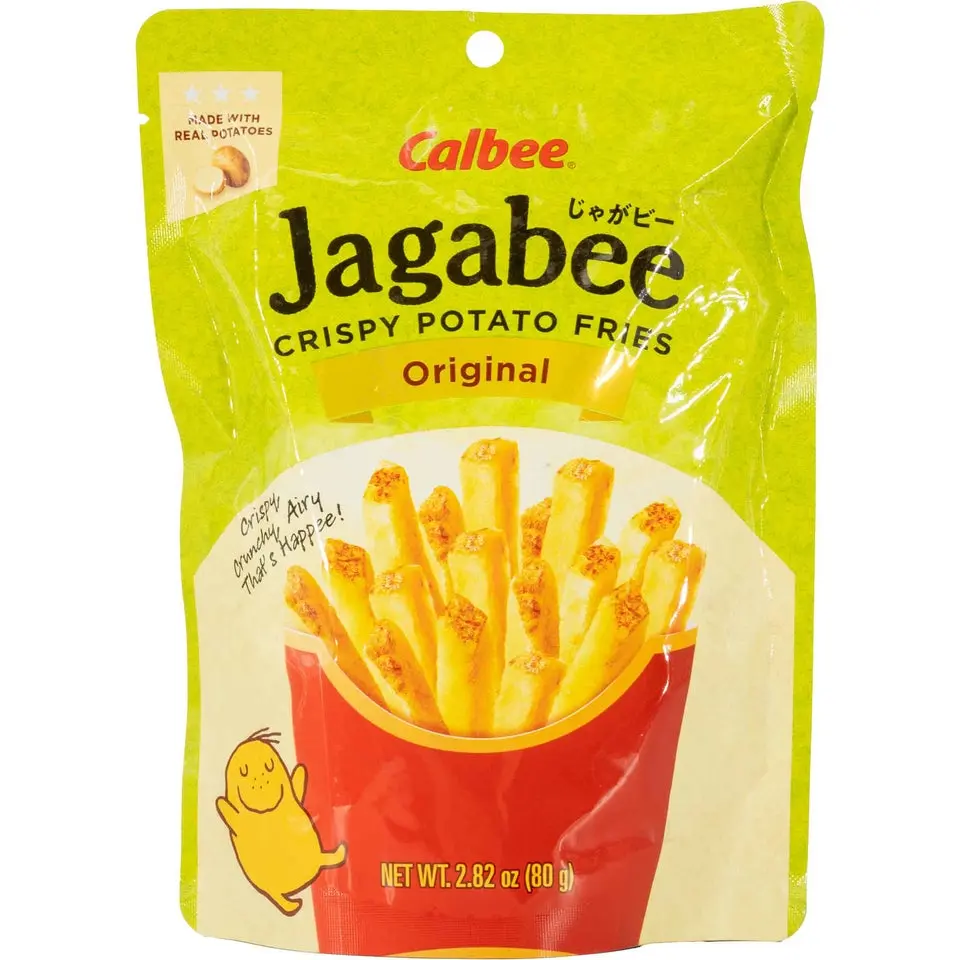 Calbee Jagabee Crispy Potato Sticks Snack Pack, 2.82oz - Savory, Tangy, Sweet Flavors (Original, Seaweed, Ketchup) - Made with Real Potatoes Calbee Jagabee Crispy Potato Sticks Snack Pack, 2.82oz - Savory, Tangy, Sweet Flavors (Original, Seaweed, Ketchup) - Made with Real Potatoes