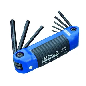 25181 Ergo-Fold Fold-up Hex Key wrench - 8pc set Metric MM sizes 2-8