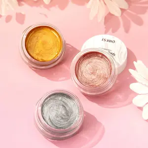 Glitter Highlighter Cream, 1 Count Natural Pearlescent Radiance Face Body Glow Illumination Highlighter, Daily Makeup Highlighter, Cosmetic Product for Women & Girls