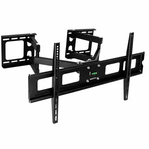 Mount-It! Full Motion Corner TV Mount Adjustable - Compatible with TV's Up To 63" and 132 lbs