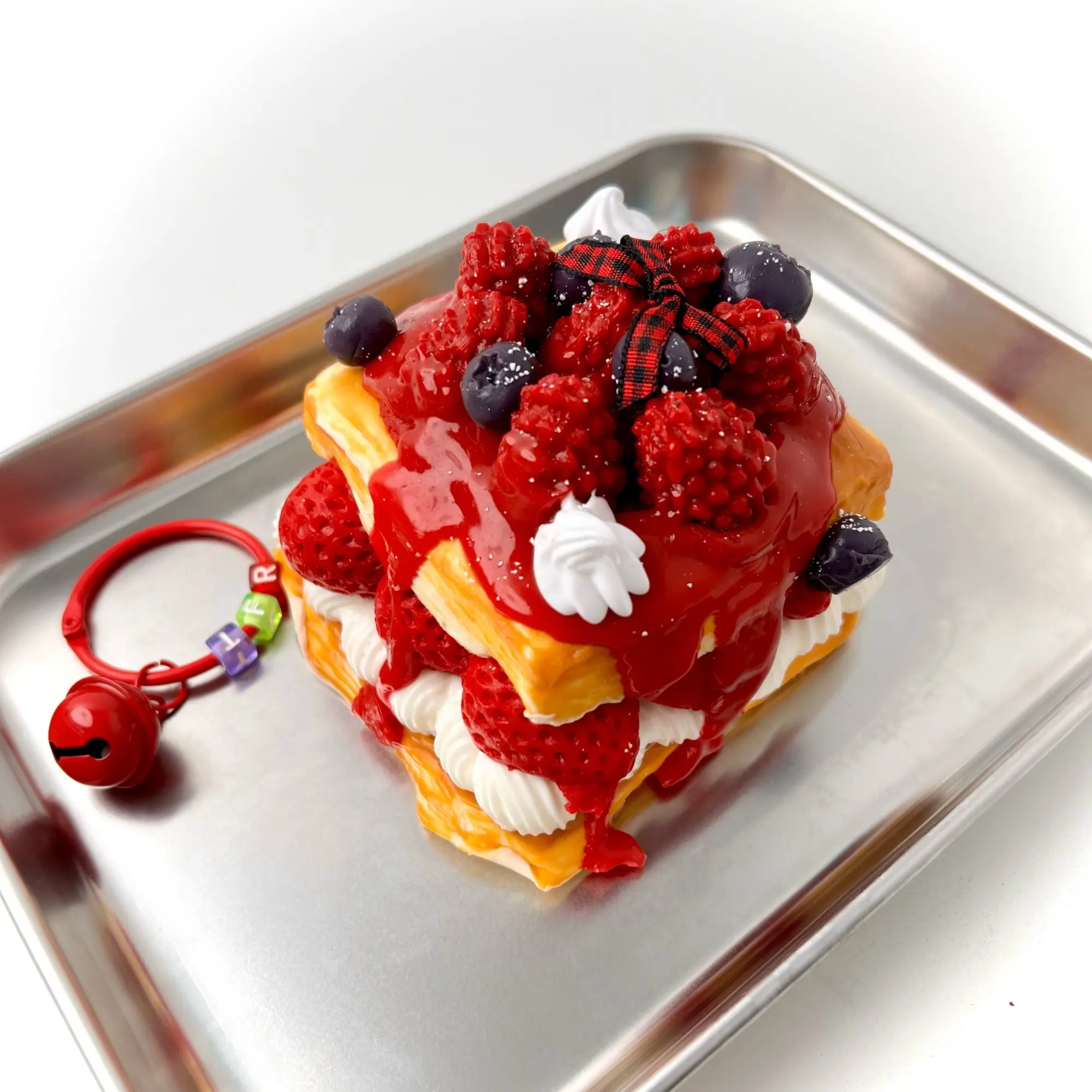 Raspberry Jam Square Cake