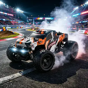High-Speed 4WD RC Truck – 2.4GHz All-Terrain Off-Road Remote Control Monster Truck, Rechargeable Battery, Backyard Bash RC Car Gift for Teens Boys 14+