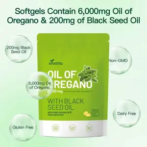 Black Seed Oil 300 Capsules - Natural Antioxidants & Nutritional Support - Ultra High Carvacrol Thymoquinone 6000mg