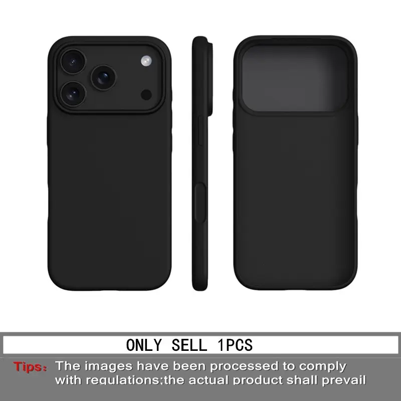 1 piece BASE MORE COVER ultra-thin, Shockproof, Protective liquid silicone iPhone case, Cellphone Casing for Apple iPhones, soft edge wrapping, matte shell case, skin-like texture, suitable for Apple iPhone 17 Pro Max/16/15/14/13 Pro Max, Protector