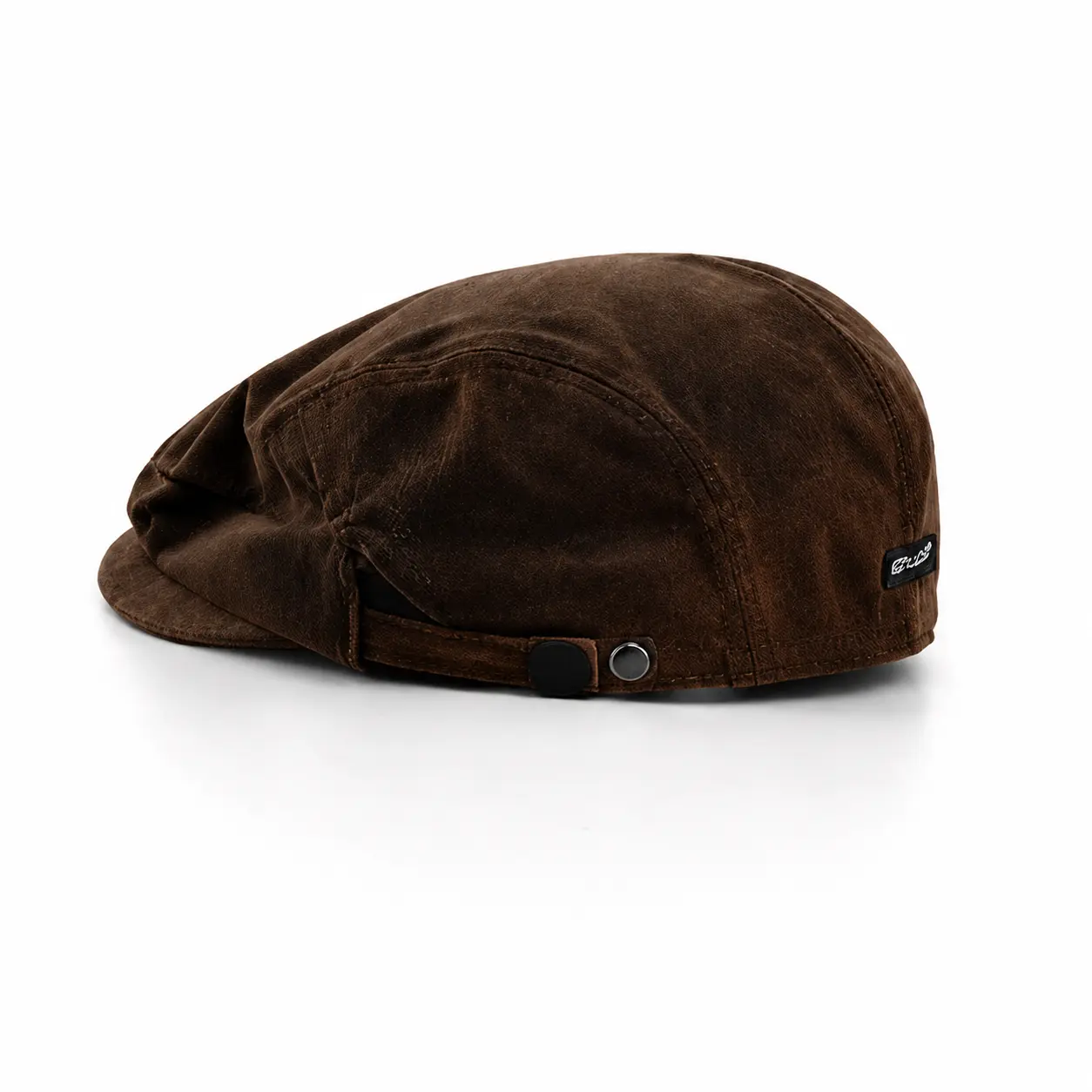 Vintage Canvas Newsboy Cap – Adjustable Ivy Flat Cabbie Hat for Men & Women