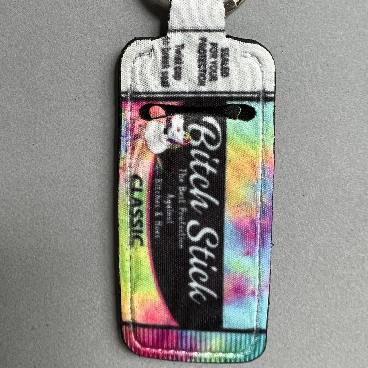 Bitch Stick Lip Gloss/Balm Holder Keychain with Free Lip Balm