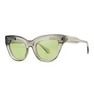 KELSEY | Transparent Grey | Green Lens KELSEY | Transparent Grey | Green Lens