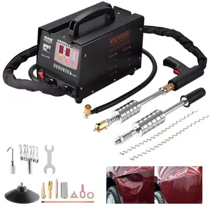 VEVOR Stud Welder Dent Repair Kit, 110V Spot Welding Machine with Slide Hammer Dent Puller, Professional Dent Removal Kit for Auto Body Dent Repair