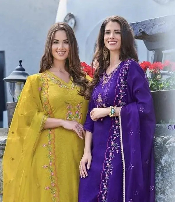 Elegant Embroidered Suit Collection - Timeless Style