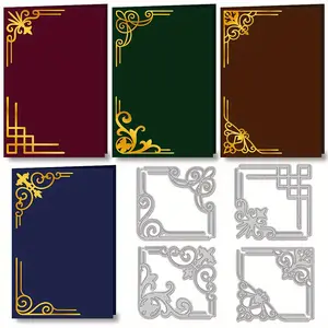 Window Frame Corner Cutting Mold, Steel Embossing Template for DIY Crafts, Handmade Crafts and Decor, Precision Cutting Design, Ideal for Handicrafts