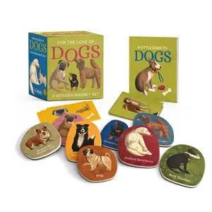 For the Love of Dogs: A Wooden Magnet Set by RP Minis [Novelty Gift]