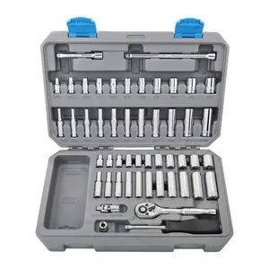 50-Piece 1/4" Drive Socket Set by Apollo Tools