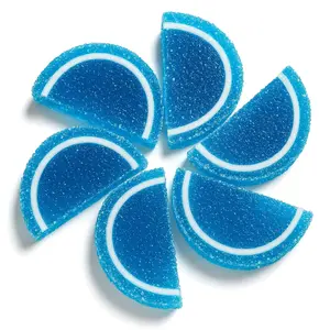 NY Spice Shop Blue Raspberry Jelly Slices Candy – Chewy, Fruity Sugar-Coated Jellies Perfect for Party Favors, Snacking, Holiday Gifts, and Summer Treats Sweet