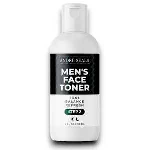 Face Toner for Men, Organic Witch Hazel, Hyaluronic Acid & Green Tea | Pore Minimizer, Hydration, Astringent, Hydrating Toner, Oil Control