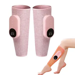 Electric Leg Massager, 1 Pair Air Pressure Kneading & Hot Compress Muscle Massage Tool, Automatic Foot Therapy Machine, Air Wave Calf Massager, Comfort