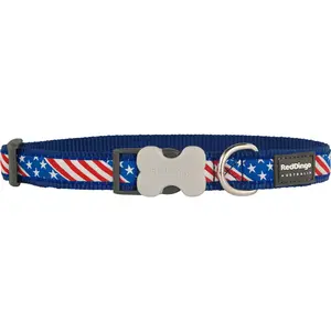US Flag Dog Collar