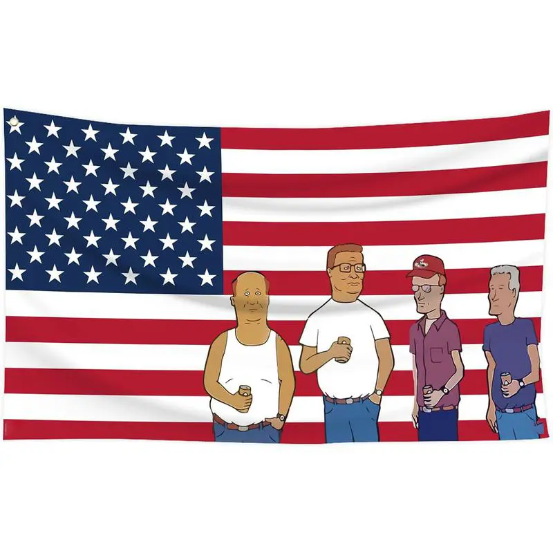 America TV Show 3x5Ft Flag Motivational Banner Inspirational for Office Gym Dorm Wall Hanging Tapestries Decorations Outdoor Cotton Decorative Lightweight Linen  bedroom decor