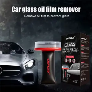 QlFOR Car Oil Film Cleaning, Glass DecontaminationWithoutTraces, Window Oil Film Cleaning, FastCleaning, CompactAnd Easy To Cary -100g