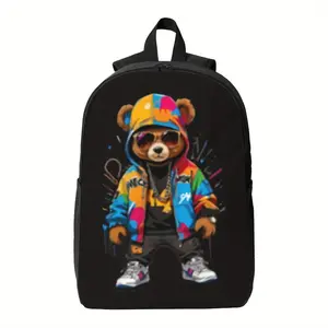 Best Trendy A Only 1pc 0 1 1 4xx backpack for school Fashionable Polyester Printed Backpack Simple and Elegant, for Teenager Boys Girls Birthday Gifs for School Supplies