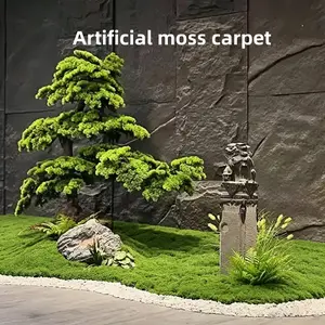 Artificial Moss Carpet, Realistic Moss Pad, Cuttable and Maintenance-Free, Ideal for Wedding Decor, Garden, Roof, Wall, Indoor Outdoor Events