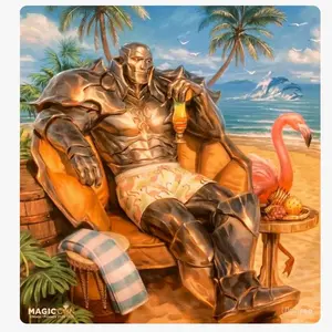 MagicCon Exclusive Karn Beach Ed Playmat 24"x24" Ultra Pro