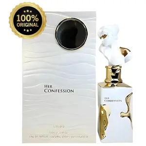 Lattafa Perfumes Her Confession Eau De Parfum  For Women 100ml 3.4 Oz New Release With Notes Of Vanilla, Jasmine & Tuberose Floral Fragrance