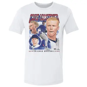 Crow-Amstrong Chicago Baseball Cotton Fabric Casual Streetwear Crew Neck Short Sleeve T-Shirt Trendy Tops for Women for Men, Perfect Gift