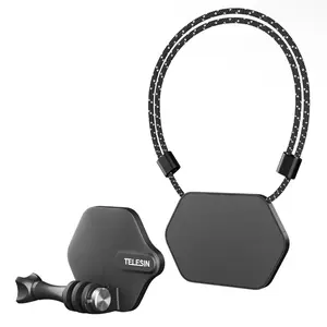 Magnetic Mount Quick Release Camera Neck Mount for GoPro Hero 12 11 Lanyard Accessories Smartphone Metal Silicone