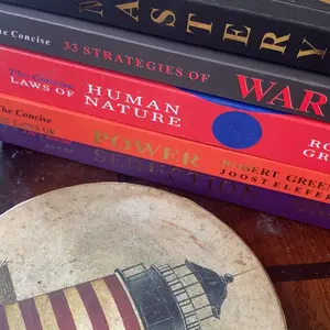 Robert Greene 5-Book Set (CONCISE EDITIONS) – Exact Copy Set | 48 Laws of Power, Art of Seduction, Mastery & More (Smaller Version)