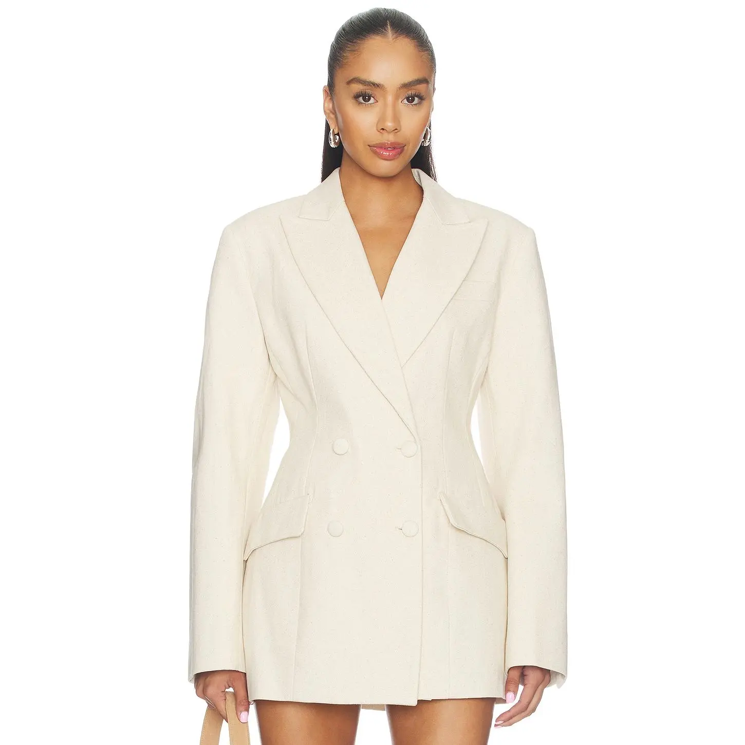AFRM Jemima Blazer in Oatmeal