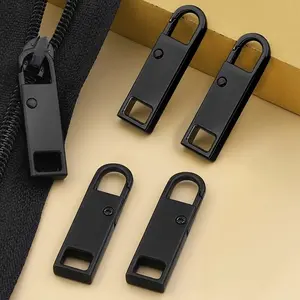 3pcs Metal Zipper Pull Replacement Kit, Detachable Zipper Heads 3pcs Metal Zipper Pull Replacement Kit, Detachable Zipper Heads