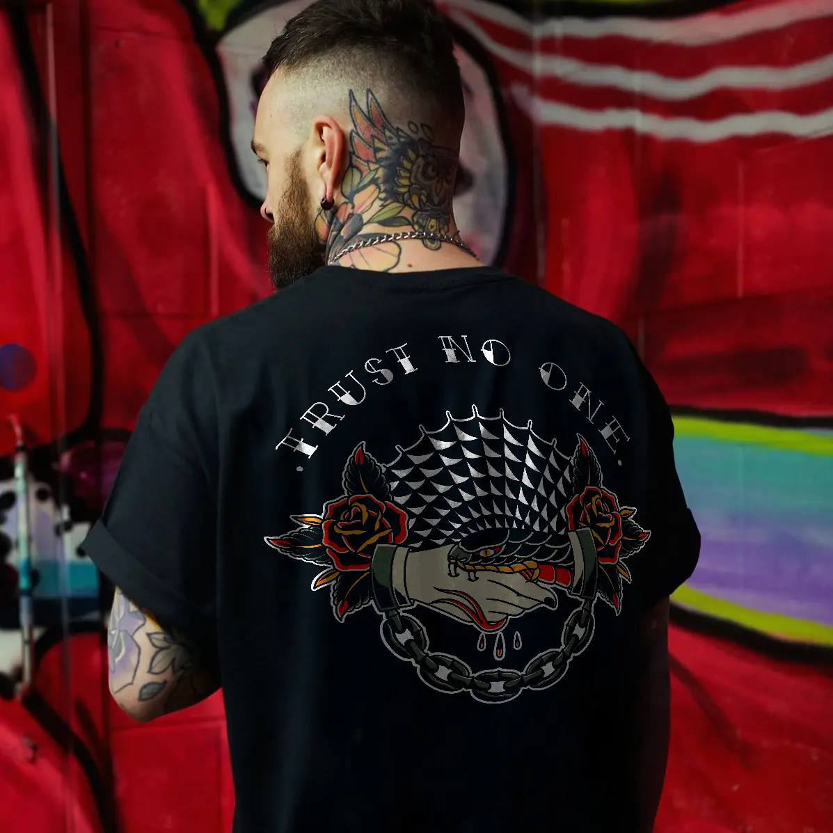 Trust No One Printed Men's T-shirt