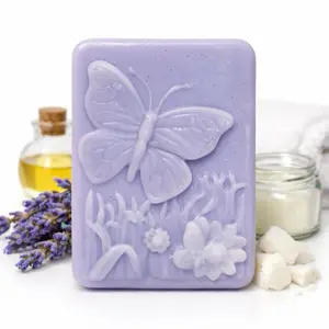 Beef Tallow Soap Bar with Lavender Soap Oil  100g 2.8 oz Natural Skincare