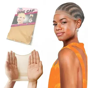 1 Pack (2 Pieces) Wigs Hair Net Headband, Transparent Elastic Mesh Cap, Secure Hair Clips, Comfortable Fit, Ideal for Wigs & Extensions