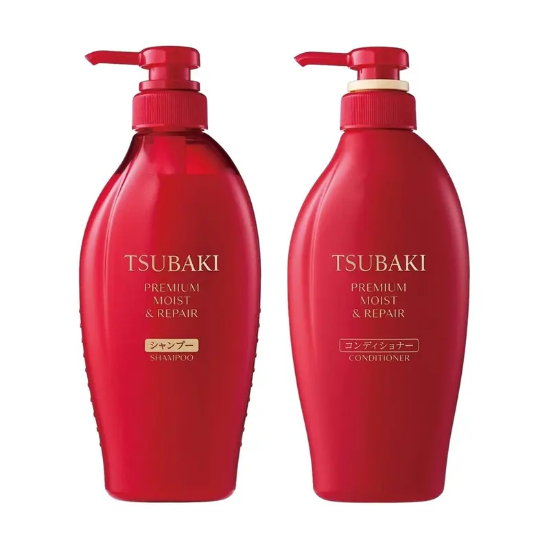 TSUBAKI Red Camellia 0s Salon-Level Moisturizing, Ultimate Moisturizing Hair Shampoo 15.22 fl oz/ Conditioner 15.22 fl oz/ Shampoo&Conditioner 15.22 fl oz*2 Cleanser Moisturizer(blackfriday)