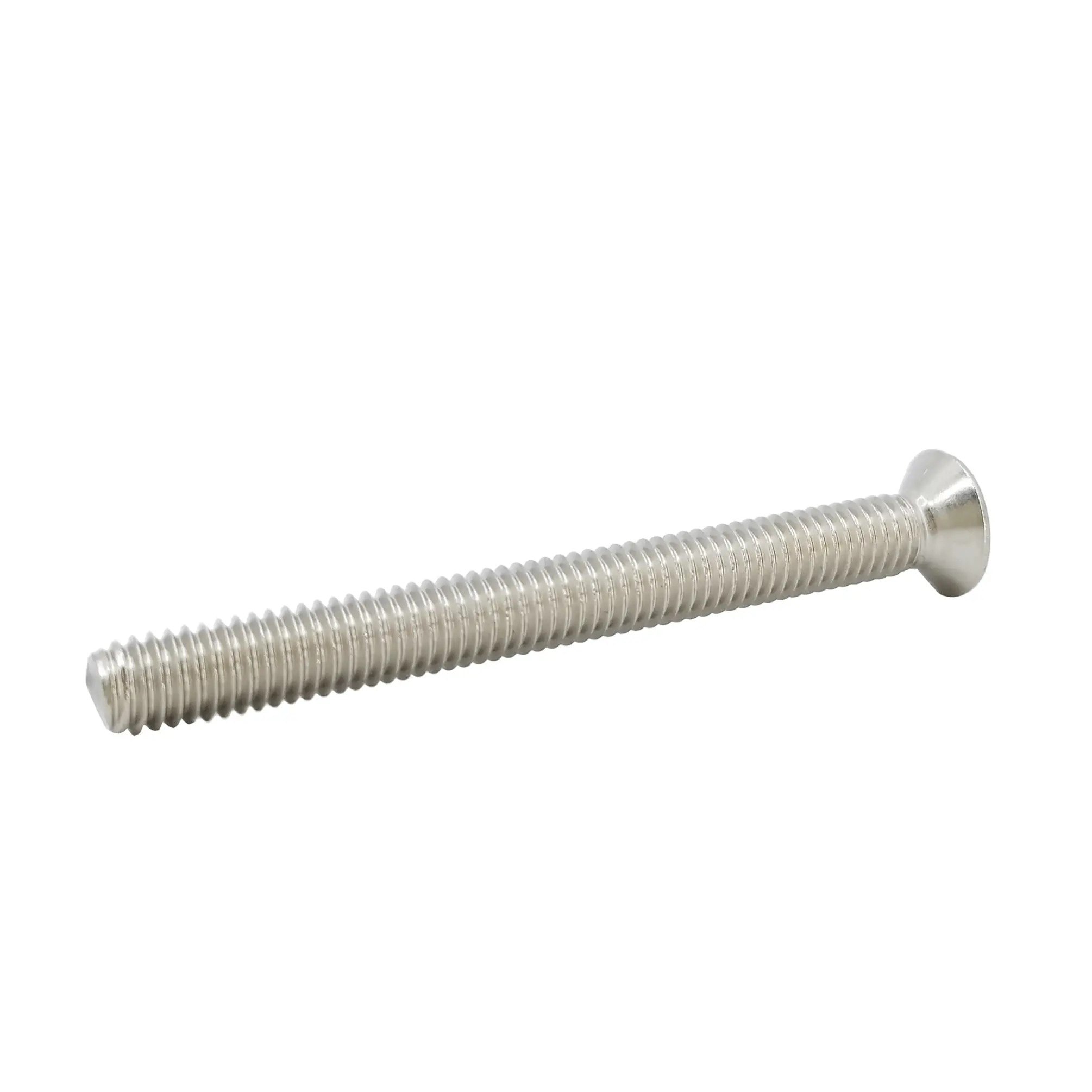 FixtureDisplays 25PK M6x60mm - Phillips Flat Head Machine Screw (Countersunk) Stainless Steel Nickel Plated Cross Recessed 302470-NF