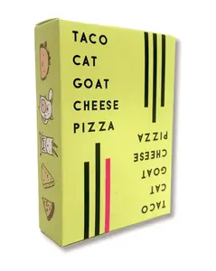 TACO CAT GOAT CHEESE PIZZA - Dolphin Hat Games -Fun Family Game for 2-8 Players 10 Minute Play Ideal for Family Gatherings and Quick Game Sessions