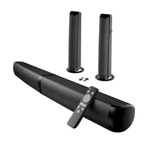 2-in-1 Detachable Wireless Soundbar for Smart TV - Bluetooth 5.0 Home Theater Audio Amplifier, ARC, Optical, AUX, Deep Bass, Compatible with Computer