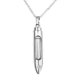 Bullet vial necklace, blood vial, bullet necklace