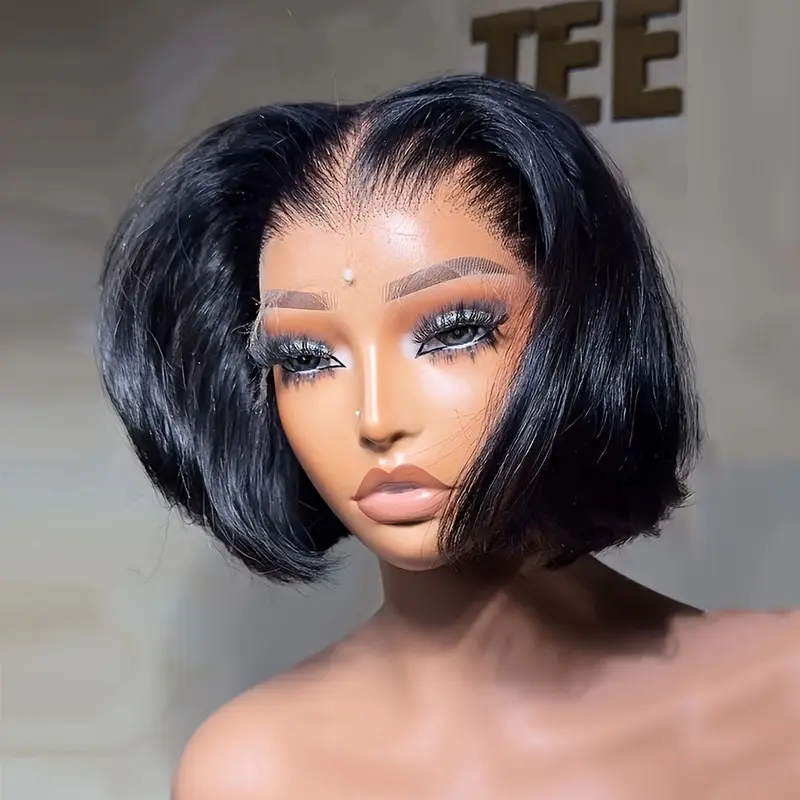 Bob Layered Beauty Lacefront Wig Amazon.com : GORGIUS Brown Highlight Bob Lace Front Wig  main image 2