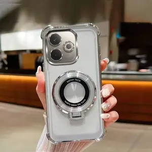 for 2 pac in 1 OPPO A5 5G 2025/ OPPO A5 Pro 5G Ring Bracket Case - High Quality Clear Coat TPU Case for 2 pac in 1 OPPO A5 5G 2025/ OPPO A5 Pro 5G Phone Case