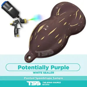 Potentially Purple Painted Sample (White Ground Coat)