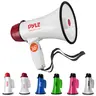 20W Portable Megaphone Bullhorn Speaker, Compact Voice Amplifier with Adjustable Volume with Built-In Microphone & Folding Handle | Battery Powered PA Speaker for School Sports, Outdoor Games, Events