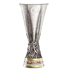 Uefa Europa League Trophy Replica Metal Miniature, Soccer Cup Fans Collectibles, Home Office Desk Decor, Football Souvenir Gift, Trophy Award