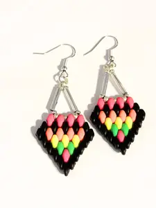 Neon Mix Arrowhead Earrings
