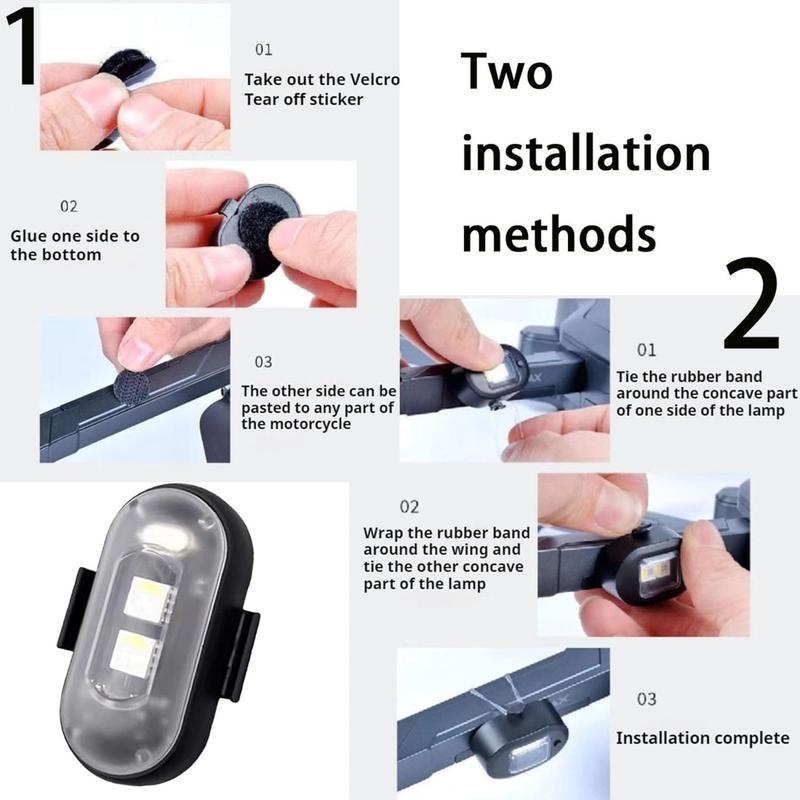 6 PCS - Underglow Kit RGB Lights Wireless Remote Control Cars Side Decoration Lamps, LED 8-Color Custom Lighting Rechargeable Strobe Footwell Ambient Light, Exterior Interior Decorative accessories Flash for SUV Truck Motorcycle Bike, waterproof