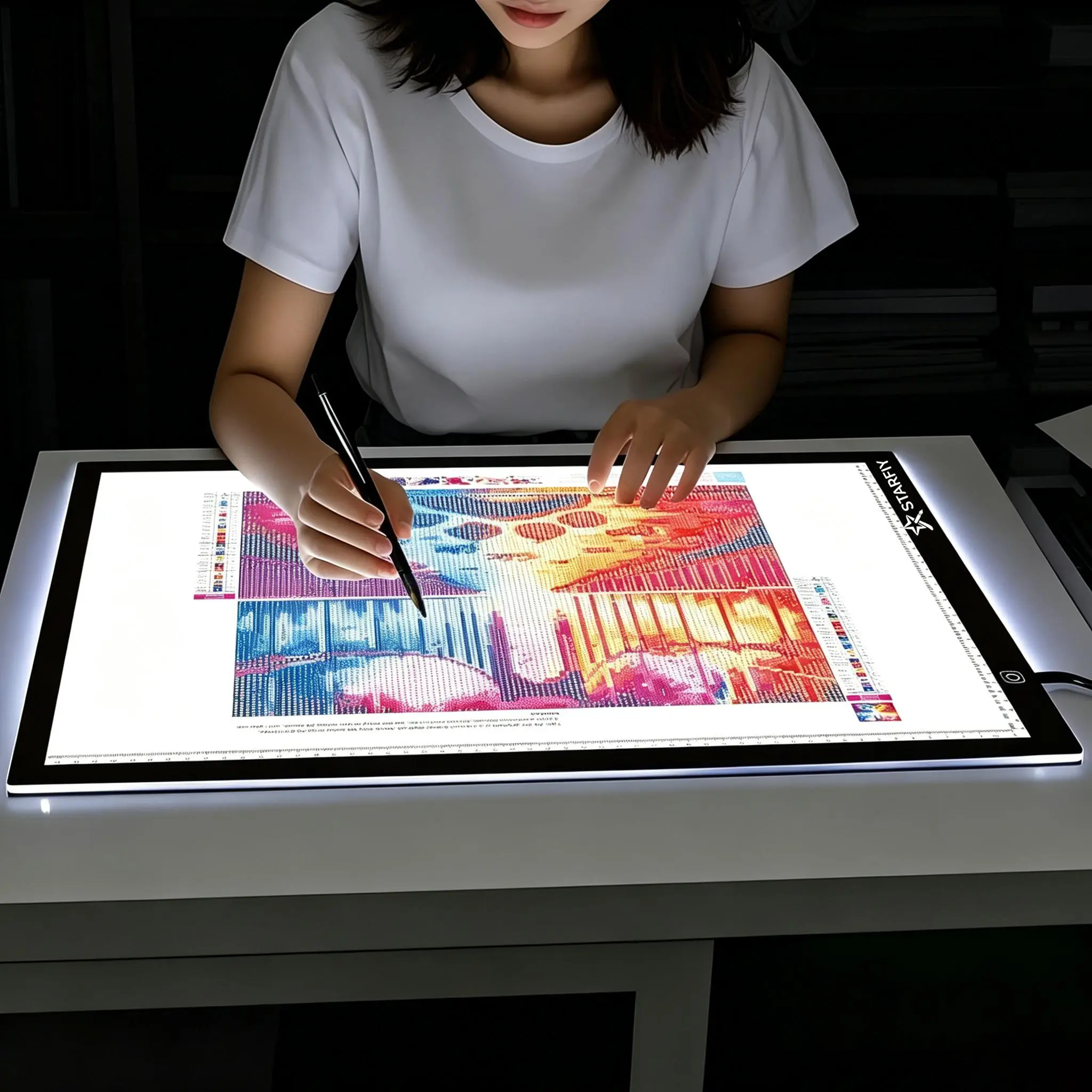 Graphics Tablet Ultra No Mesh No Dot Upgrade Pad Screen-Free Brighter Light Versatile Drawing Board