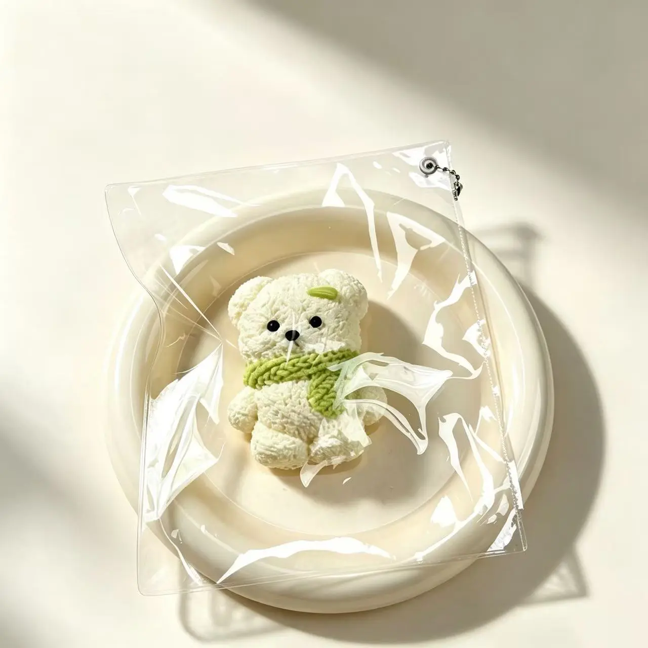 Adorable Bear Squishy Stress Ball - 100% Food Grade Slow Rising Silicone Sensory Fidget Toy, Soft Ball for Unisex Adults Stress Relief, Cute Desk Relaxation Accessory