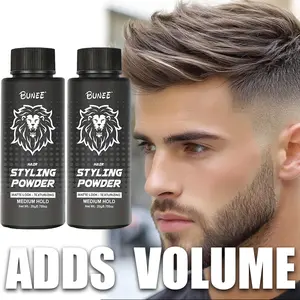 BUNEE Dry hair spray powder fluffy powder black bottle 2-piece pack 20 convenient and long-lasting styling hair powder hair care Shaping products