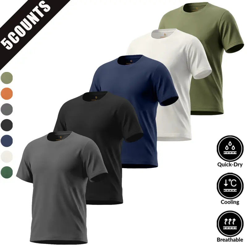 Black + Dark Gray + Navy Blue + White + Army Green